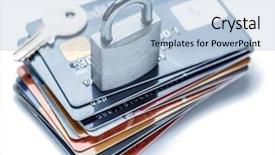  Presentation with mechanical engineering car spring - PPT layouts with cards and simle mechanical lock background and a light blue colored foreground