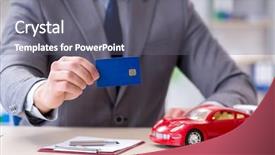  Presentation with tyre elevator motor car - Amazing theme having credit repair - agent offering car motor insurance backdrop and a  colored foreground