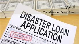  Presentation with credit repair - Amazing presentation theme having credit repair - approved disaster loan application form backdrop and a mint green colored foreground