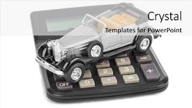  Presentation with history earth globe isolated white - Beautiful presentation theme featuring credit repair - calculator and toy car isolated backdrop and a white colored foreground
