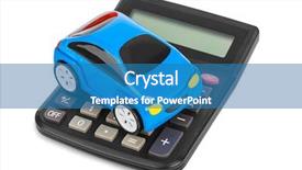  Presentation with history earth globe isolated white - Amazing PPT theme having credit repair - calculator and toy car isolated backdrop and a teal colored foreground