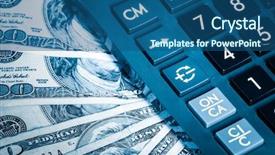  Presentation with blue financial - Beautiful slides featuring credit repair - financial analysis audit or accounting backdrop and a  colored foreground