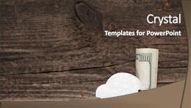  Presentation with old car - PPT theme with credit repair - model car with silver chain background and a tawny brown colored foreground