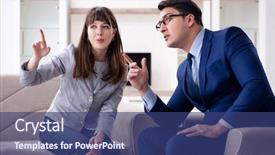  Presentation with agreement signing - Beautiful theme featuring credit sales presentation - mortgage agreement is being signed backdrop and a ocean colored foreground