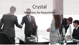  Presentation with credit union - Beautiful PPT theme featuring credit union - discussion of the important contract backdrop and a light gray colored foreground