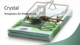  Presentation with euro - Amazing PPT layouts having credit union - mousetrap made of one hundred backdrop and a white colored foreground