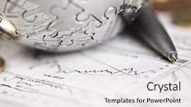  Presentation with credit union - Cool new PPT theme with credit union - statistics business backdrop and a white colored foreground