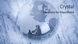  Presentation with statistics - Amazing PPT theme having credit union - statistics backdrop and a light blue colored foreground