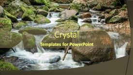  Presentation with water - Cool new presentation with creek-with-running-water backdrop and a tawny brown colored foreground