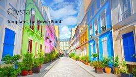  Presentation with paris france - Cool new presentation design with cremieux street rue cremieux paris france backdrop and a light blue colored foreground