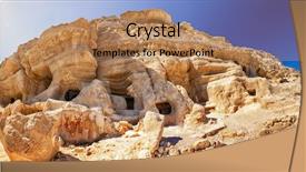  Presentation with panoramic - Audience pleasing presentation theme consisting of crete panoramic picture from multiple backdrop and a coral colored foreground