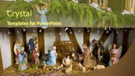  Presentation with champagne - Cool new presentation with crib-church-in-outines-champagne backdrop and a tawny brown colored foreground