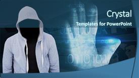  Presentation with crime - Beautiful PPT theme featuring crime mapping - digital composite of grey jumper backdrop and a  colored foreground