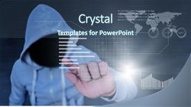  Presentation with stop violence against black women - Slide set consisting of crime mapping - robber touhing glass against black background and a ocean colored foreground