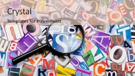  Presentation with newspapers - Cool new theme with crime news - cut letters from newspapers backdrop and a lemonade colored foreground