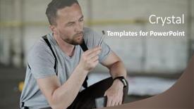  Presentation with crime scene - PPT layouts enhanced with crime-scene-investigator-holding-empty background and a gray colored foreground