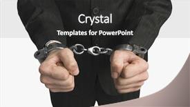  Presentation with april showers close up - Amazing slides having crime social control - close-up of a businessman tied backdrop and a dark gray colored foreground