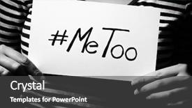  Presentation with crime against women - Audience pleasing slide deck consisting of crime women - closeup of a young adult backdrop and a dark gray colored foreground