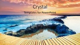  Presentation with sun rising over north america - Cool new theme with crimea ukraine europe beauty world backdrop and a coral colored foreground