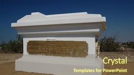  Presentation with british war - Amazing PPT theme having crimean-war-tomb-of-british backdrop and a tawny brown colored foreground