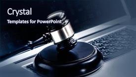  Presentation with issue - Cool new PPT layouts with criminal justice technology - computer web legal issue concept backdrop and a wine colored foreground