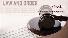  Presentation with technology law - Amazing presentation theme having criminal justice technology - gavel with computer keyboard backdrop and a lemonade colored foreground