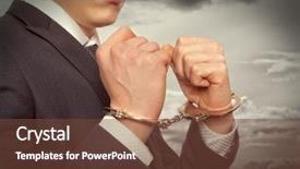  Presentation with aged - Theme consisting of criminallaw - worried caucasian middle aged businessman background and a wine colored foreground