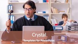  Presentation with fatherhood and working - Presentation with criminal penalties - two lawyers working background and a  colored foreground