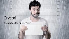  Presentation with gangster - PPT theme enhanced with criminal profiling - gangster with rainy lowering background background and a light gray colored foreground