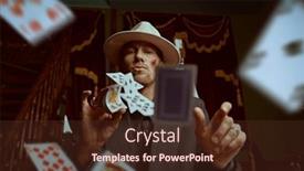  Presentation with gangster - Theme with criminal-world-of-the-mafia background and a  colored foreground