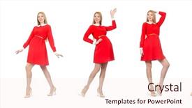  Presentation with pregnant woman - Theme featuring crimson - beautiful pregnant woman isolated background and a lemonade colored foreground