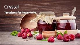  Presentation with guava fruits fresh green fruit - Presentation theme featuring crimson - pickled fruits fresh raspberry berries background and a tawny brown colored foreground