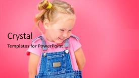  Presentation with bright - Slide deck having crimson - portrait of a cute little background and a coral colored foreground