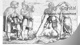  Presentation with next - PPT layouts featuring crippled-couple-dancing-next background and a light gray colored foreground