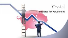  Presentation with loss - Theme having crisis-concept-with-the-loss background and a white colored foreground
