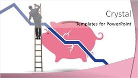  Presentation with loss - Slides with crisis-concept-with-the-loss background and a  colored foreground
