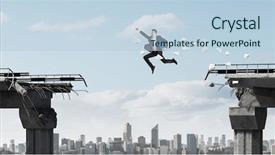  Presentation with brave - Slide deck having crisis free - brave enough to challenge it background and a light blue colored foreground