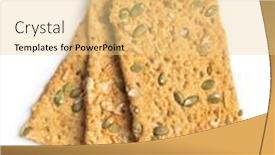  Presentation with pumpkin seeds - Cool new presentation with crispy-bread-with-pumpkin-seeds backdrop and a blonde colored foreground