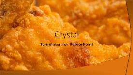  Presentation with fried chicken - 