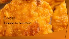  Presentation with fried chicken - 