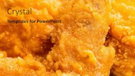  Presentation with fried chicken - 