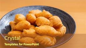  Presentation with peanut - PPT layouts with crispy-peanut-puff-for-traditional background and a  colored foreground