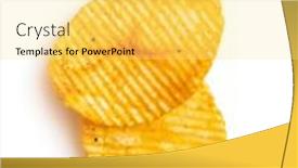  Presentation with potato chips - PPT layouts enhanced with crispy-potato-chips-isolated background and a yellow colored foreground