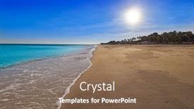  Presentation with miami beach - Amazing presentation theme having cristall cristal beach in miami platja of tarragona at costa dorada of catalonia backdrop and a violet colored foreground