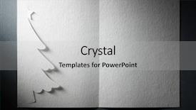  Presentation with cristmas - Slides enhanced with cristmas tree paper cutting design background and a light gray colored foreground