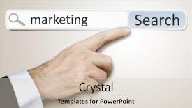  Presentation with web - PPT theme with who is searching the web background and a soft green colored foreground