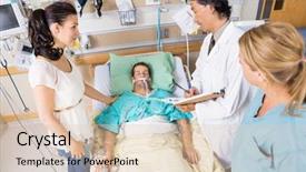  Presentation with patient care - PPT layouts enhanced with critical care - high angle view of young background and a lemonade colored foreground