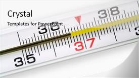  Presentation with white - Colorful slides enhanced with critical health - mercurial thermometer 36 6 backdrop and a white colored foreground