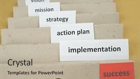  Presentation with business success - Colorful PPT layouts enhanced with critical success factors in business backdrop and a mint green colored foreground