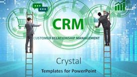 Presentation with crm - Amazing PPT layouts having crm-custromer-relationship-management-concept backdrop and a light blue colored foreground